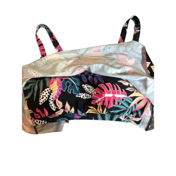 Shapermint Essentials Women Tropical Ruffled Swim Bikini Top Size 3XL Multi NWT - Picture 9 of 12